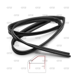 ยางร่องกระจก ประตูหลัง ข้างซ้าย 1 ชิ้น สีดำ สำหรับ Toyota Corolla Altis Limo ปี 2002-2006